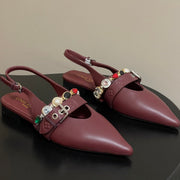 LV 2026 Vibe Slingback Flat Ballerina Cowhide 593439