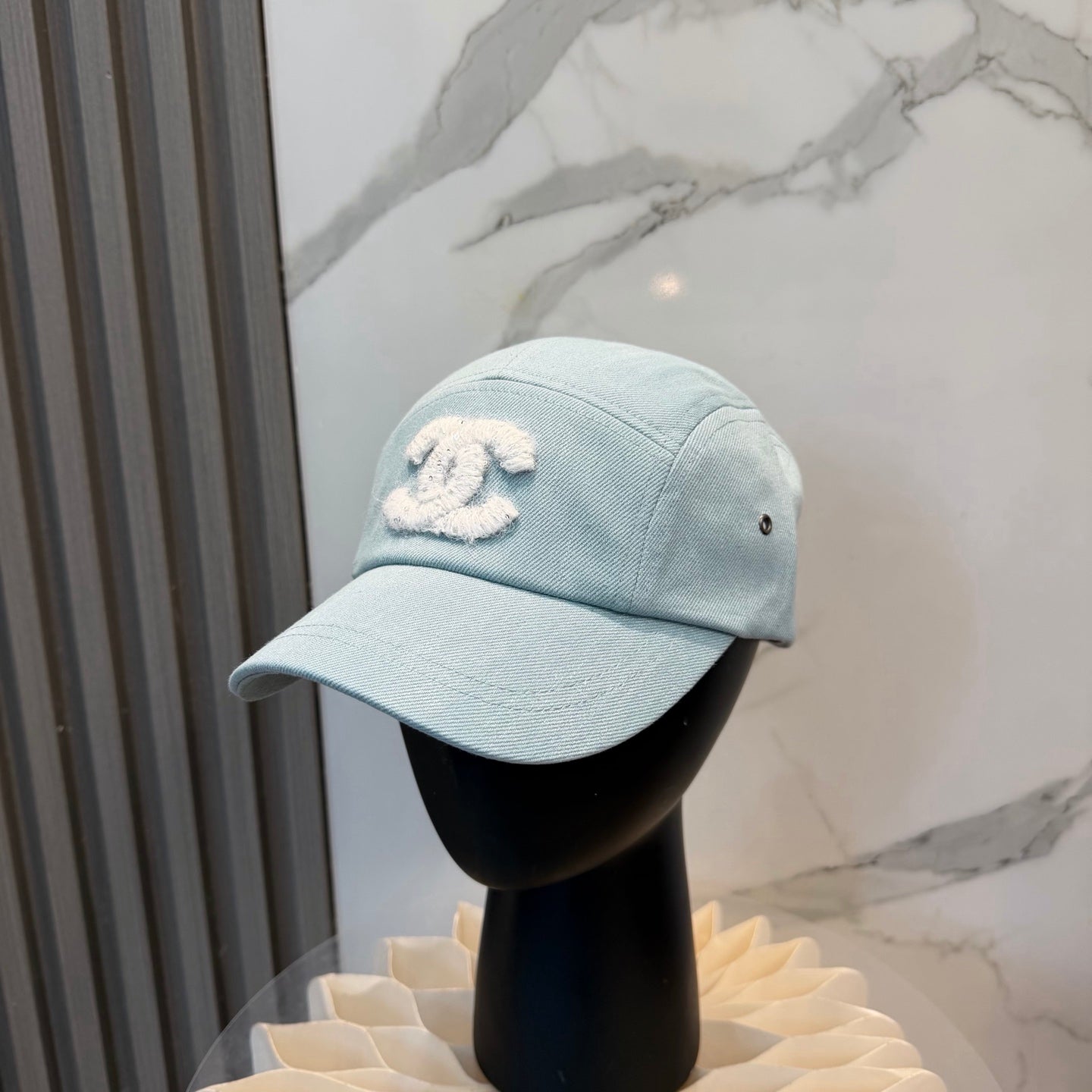 Chanel 3D Embroidered Logo Baseball Cap 229146