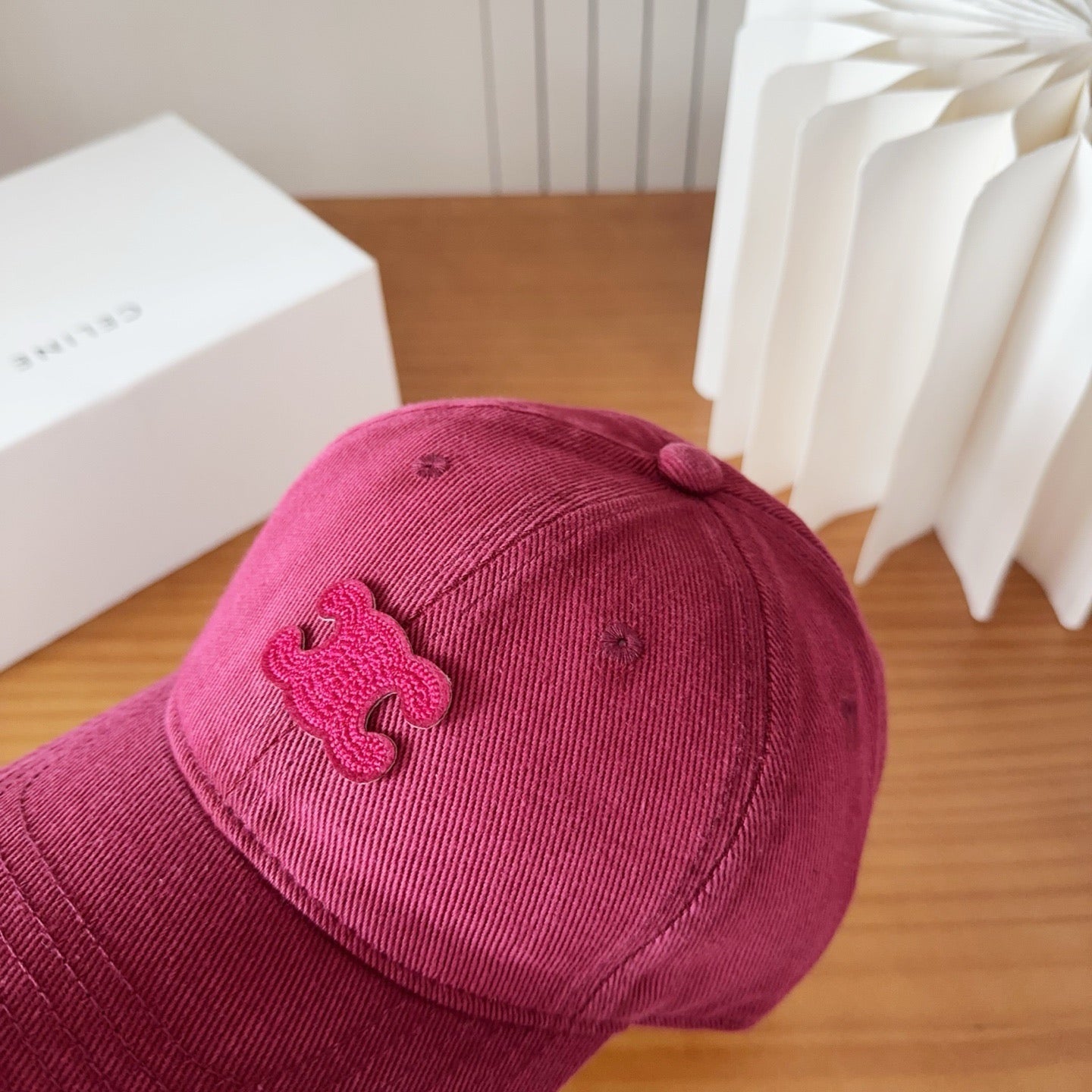 Celine Arc de Triomphe Baseball Cap Cotton 236307