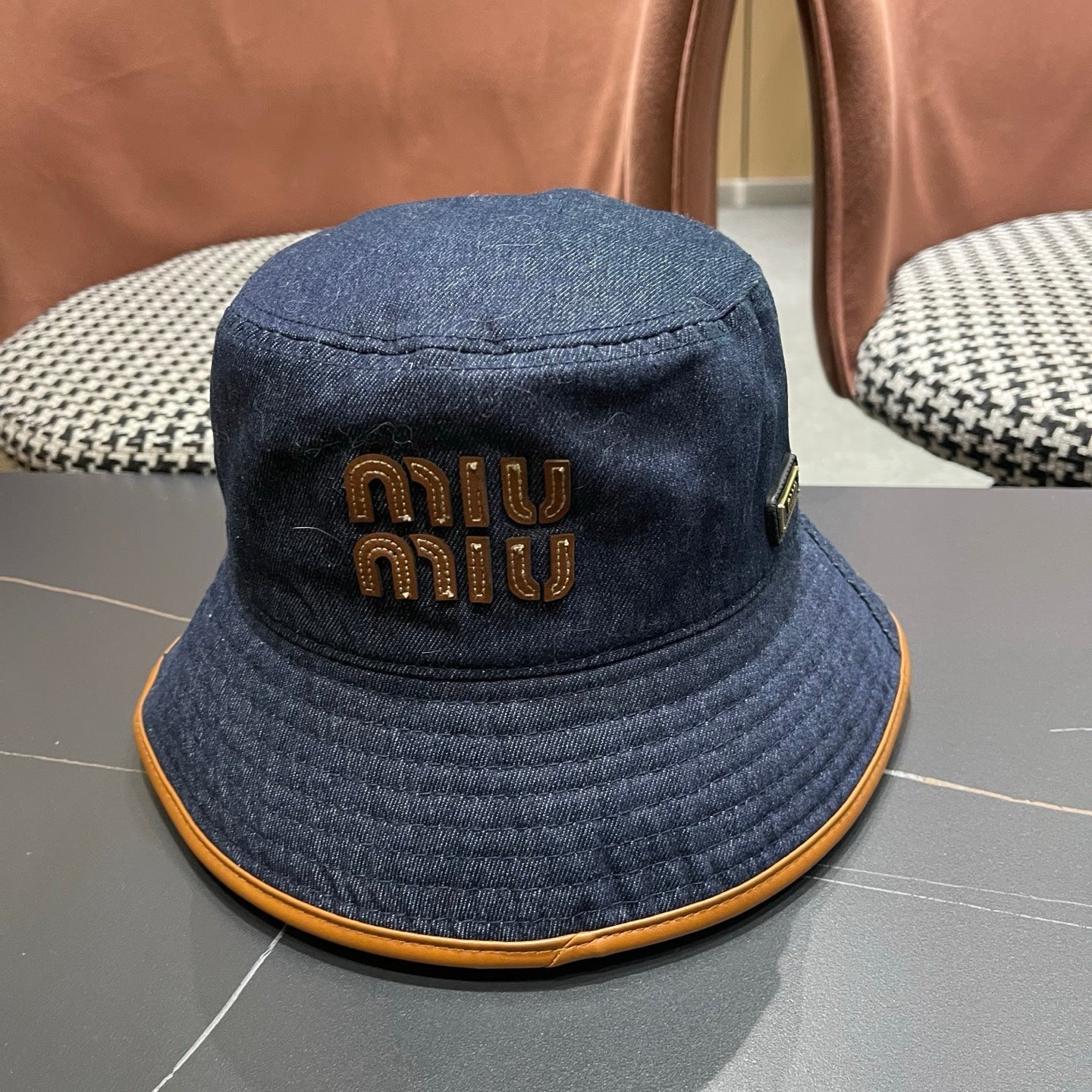 Miumiu Denim Bucket Hat 221138