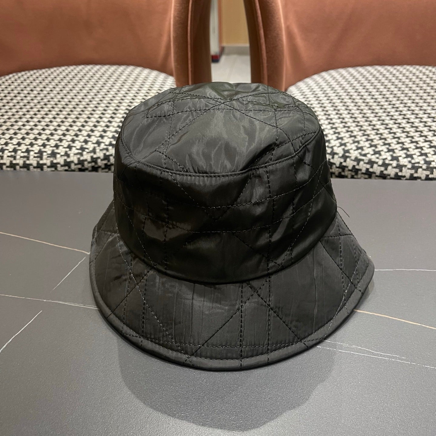 Dior Quilted Bucket Hat 221105