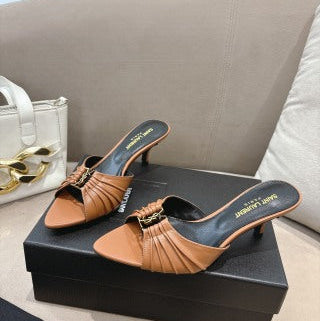 YSL 26ss Classic Mules 60 Cowhide