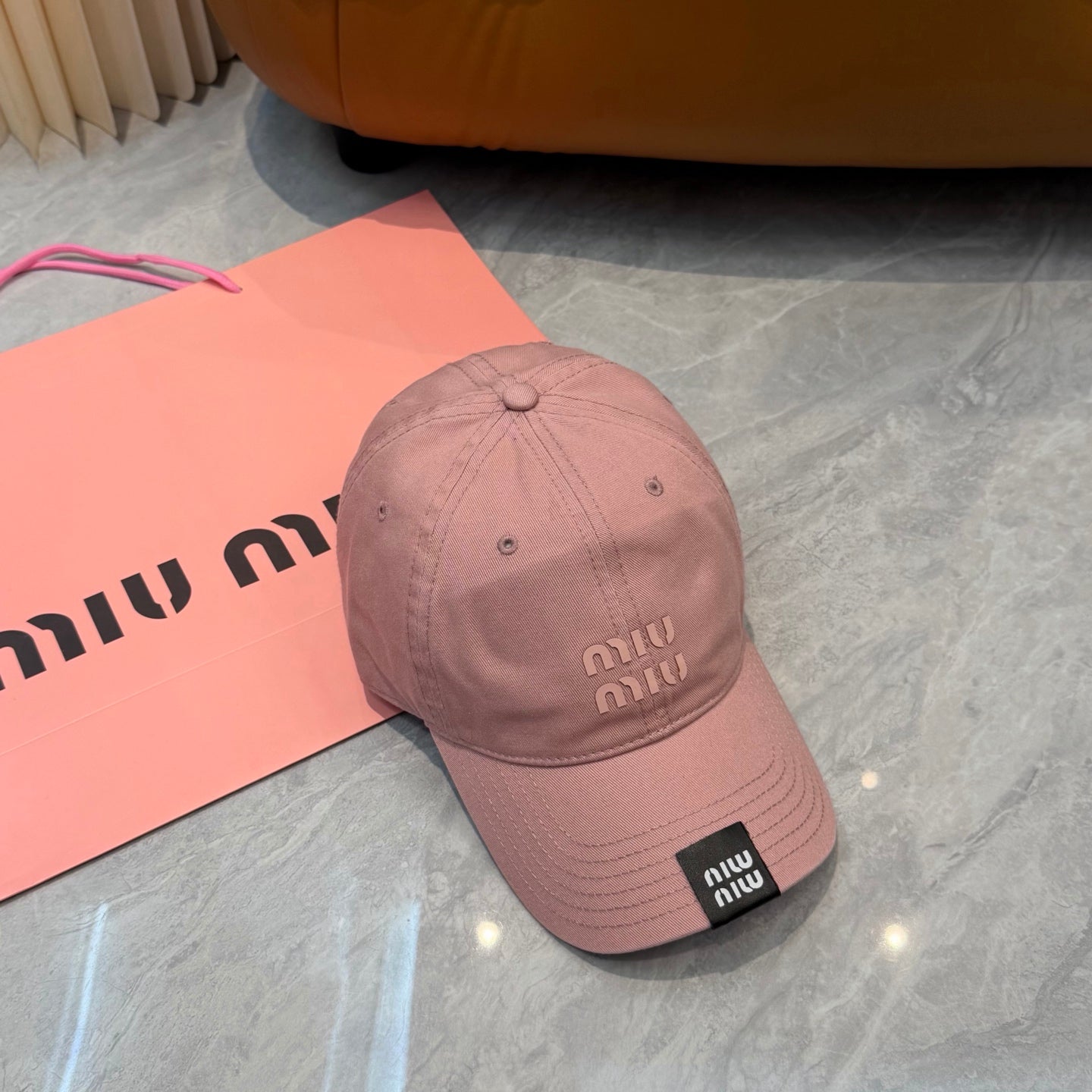 Miumiu Baseball Cap Cotton 262130