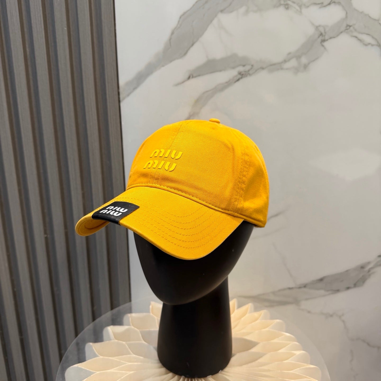 Miumiu Baseball Cap Cotton 262130