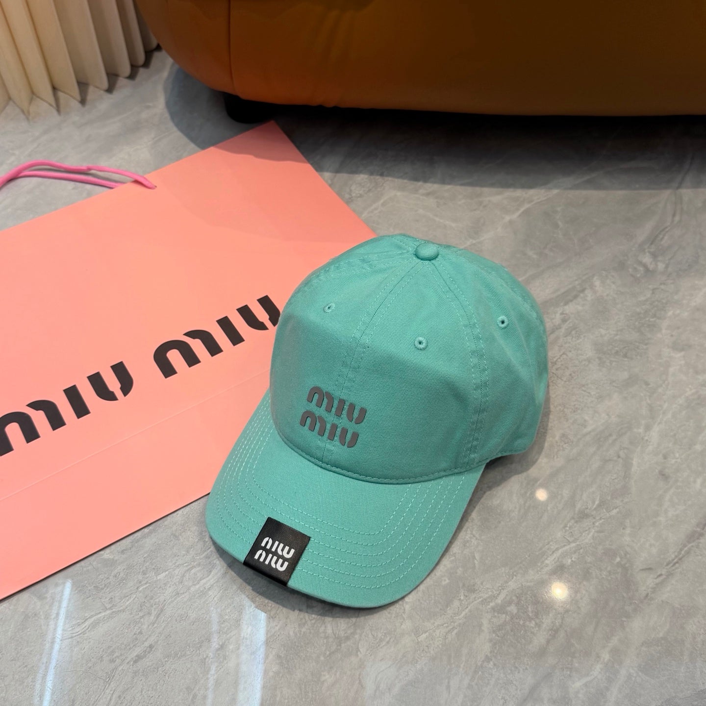 Miumiu Baseball Cap Cotton 262130