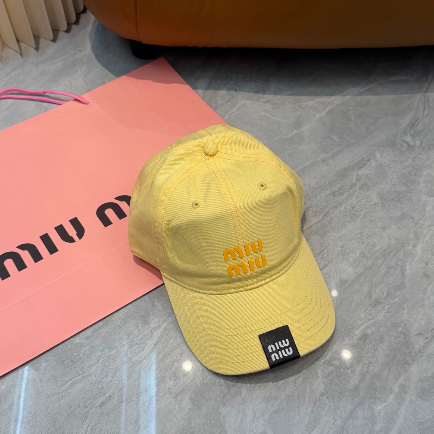 Miumiu Baseball Cap Cotton 262130