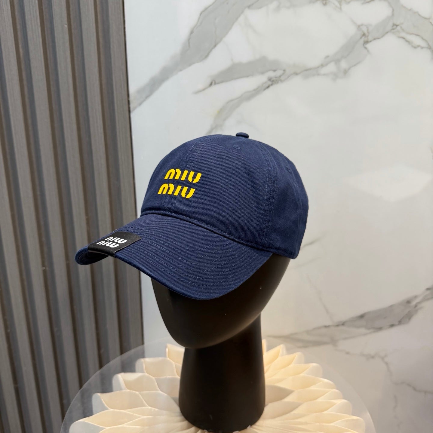 Miumiu Baseball Cap Cotton 262130