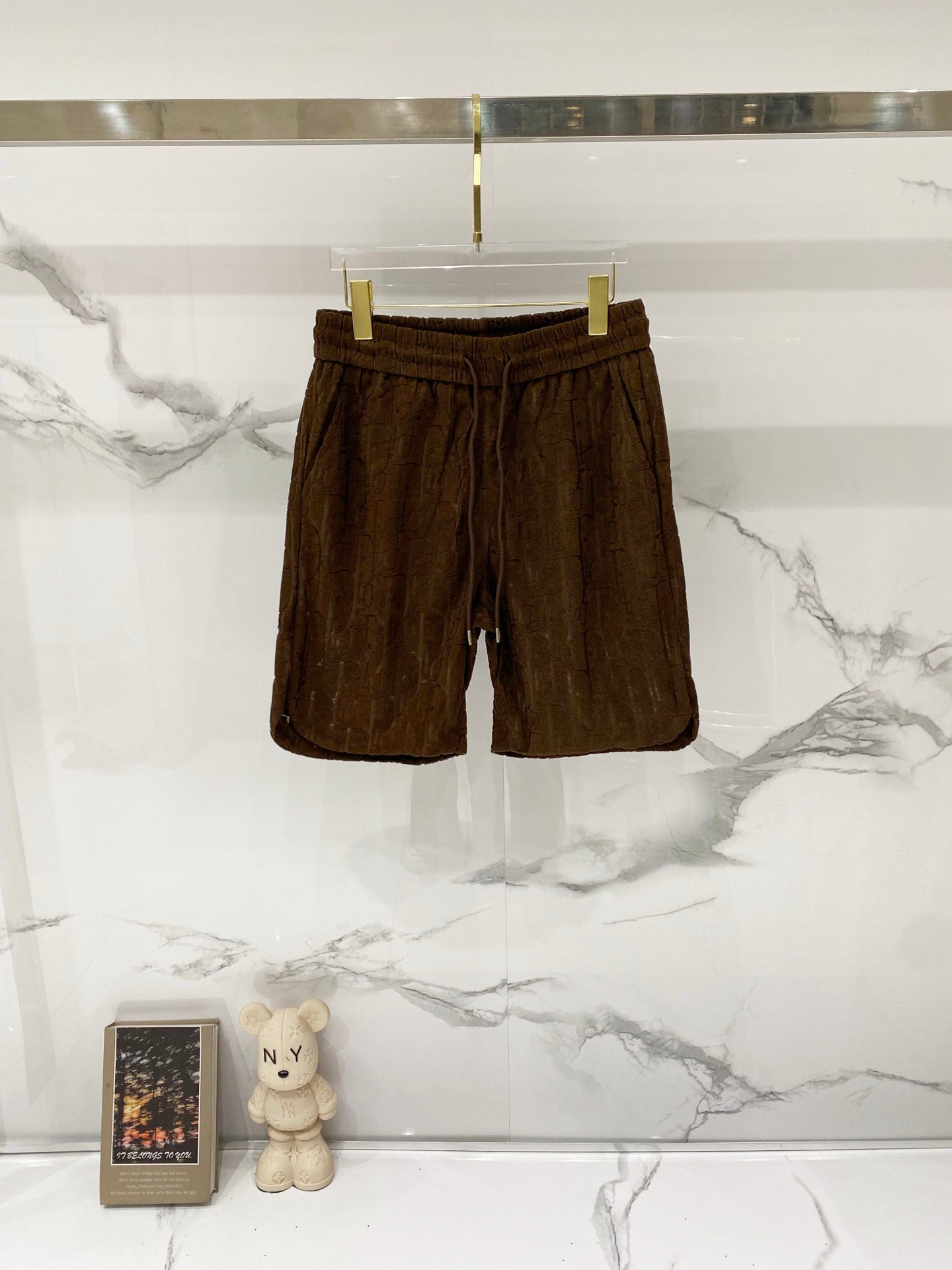 CD 26A Men Custom Terry Jacquard Shorts Jacquard Fabric 290106