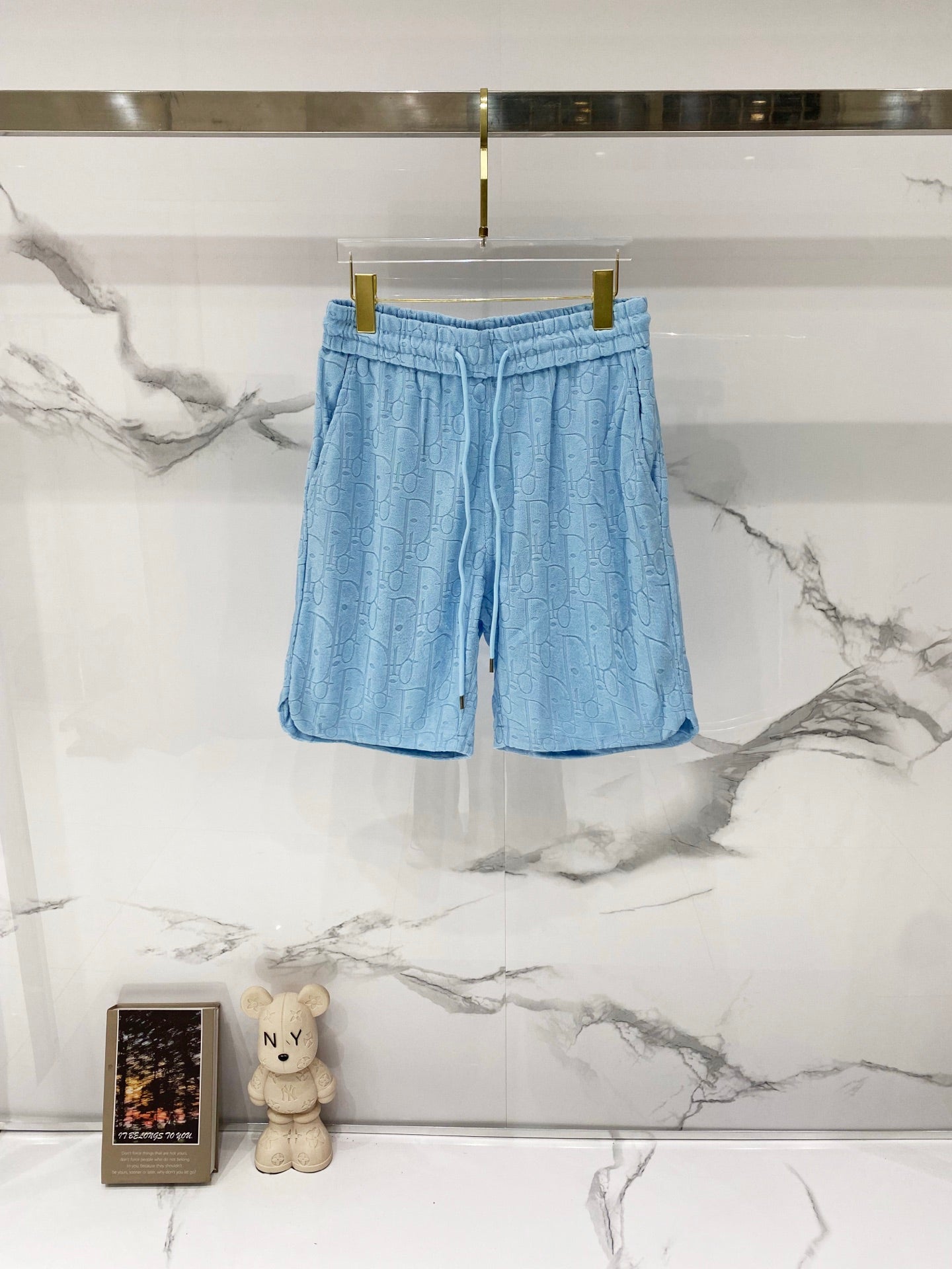 CD 26A Men Custom Terry Jacquard Shorts Jacquard Fabric 290106