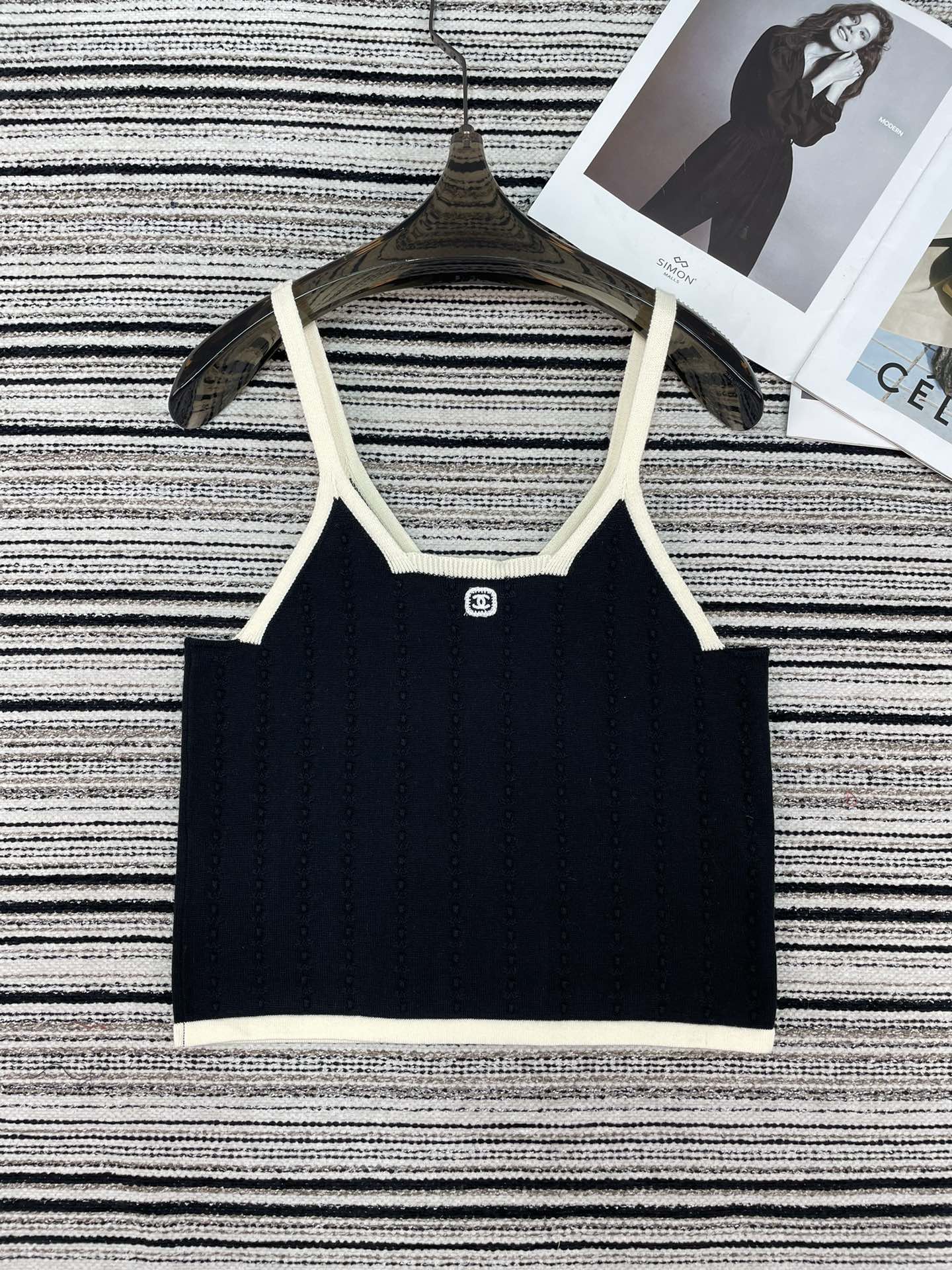 Chanel 2026  V-neckline Camisole Cotton