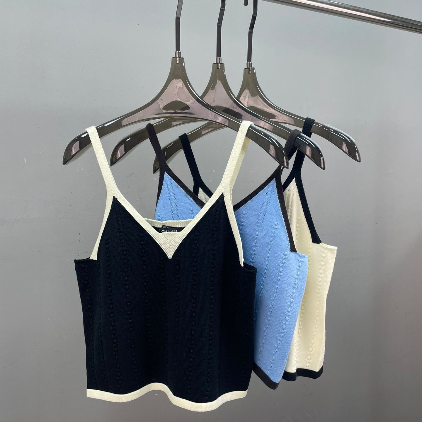 Chanel 2026  V-neckline Camisole Cotton