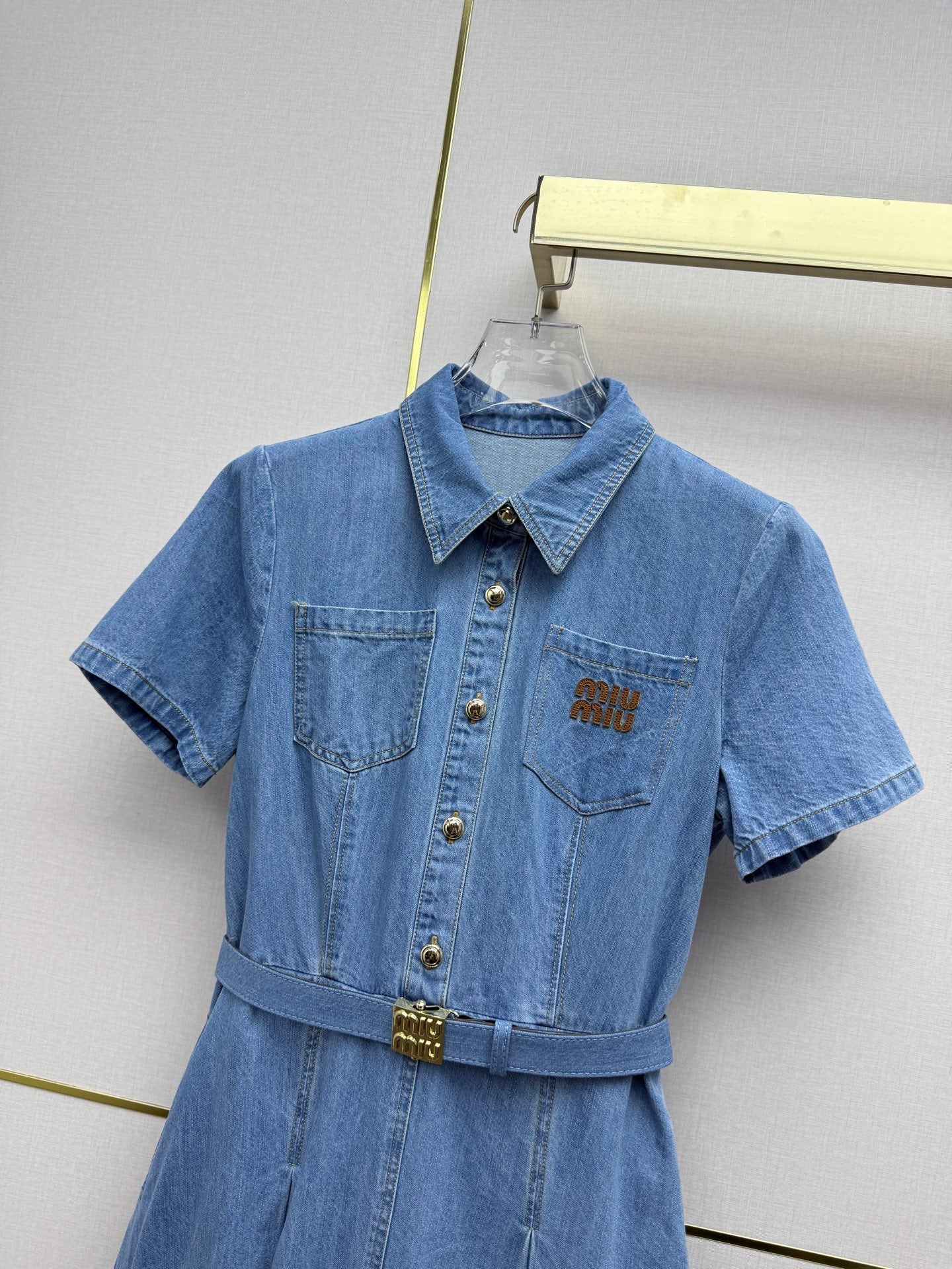 Miumiu 2026 Denim Dress Cotton 351559