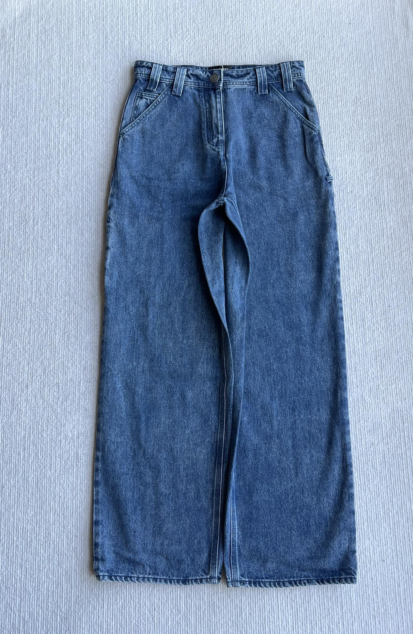 Chanel 2026 Jean Blue and White Cotton 360032