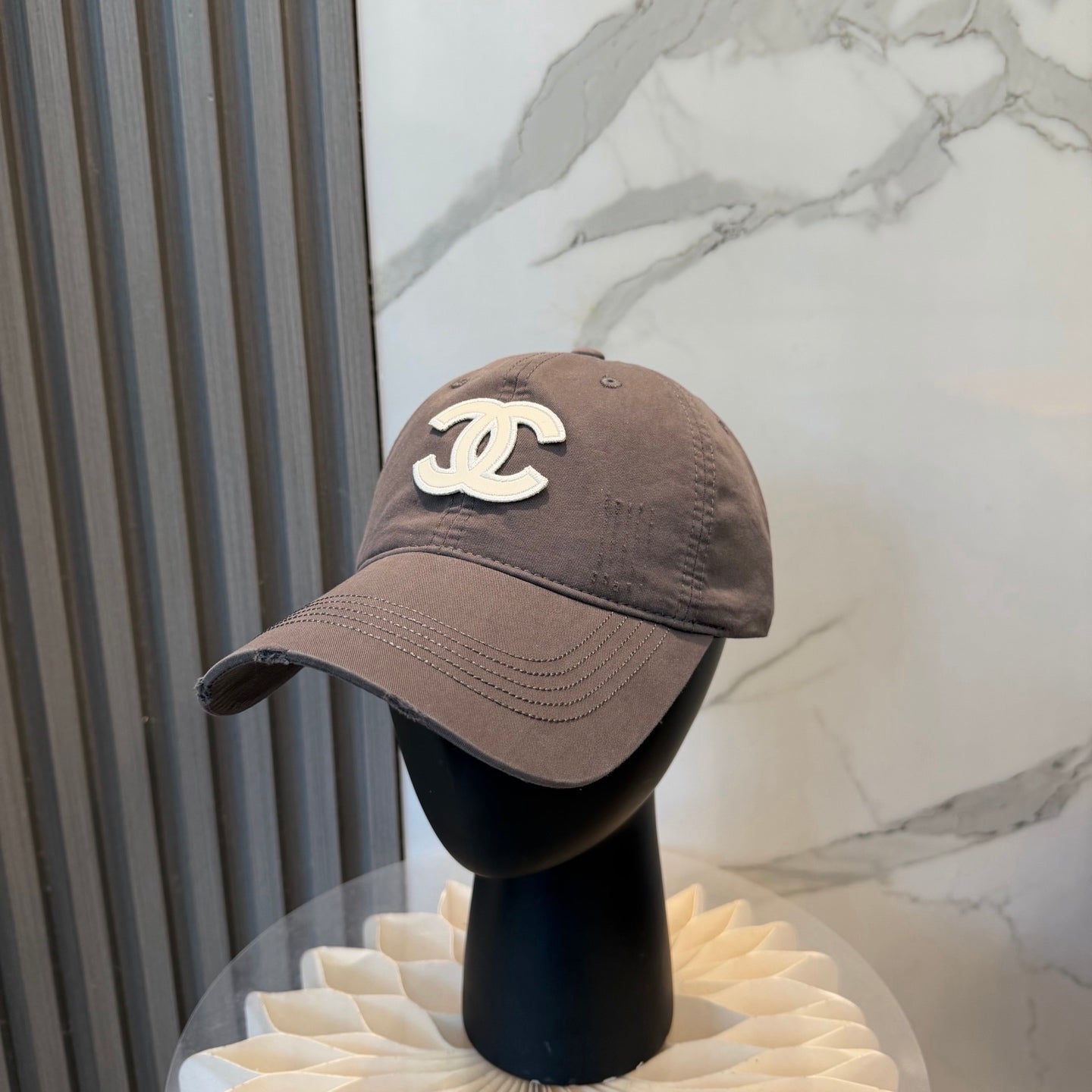Chanel Logo Baseball Cap 295335