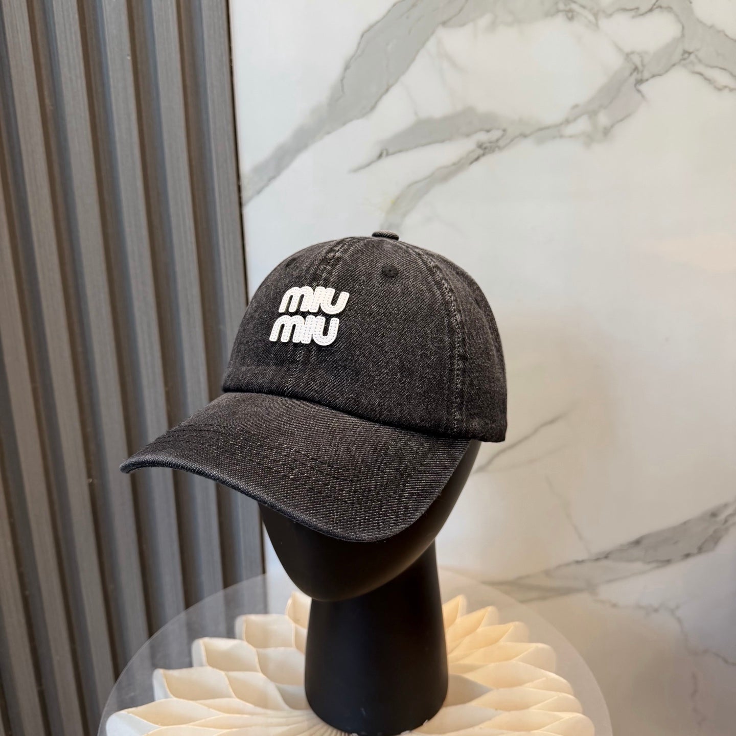 Miumiu Denim Baseball Cap 250019