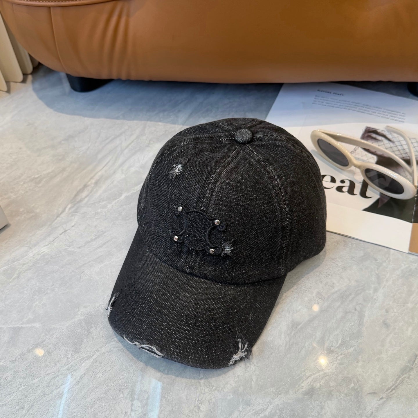 Celine Denim Baseball Cap 250022