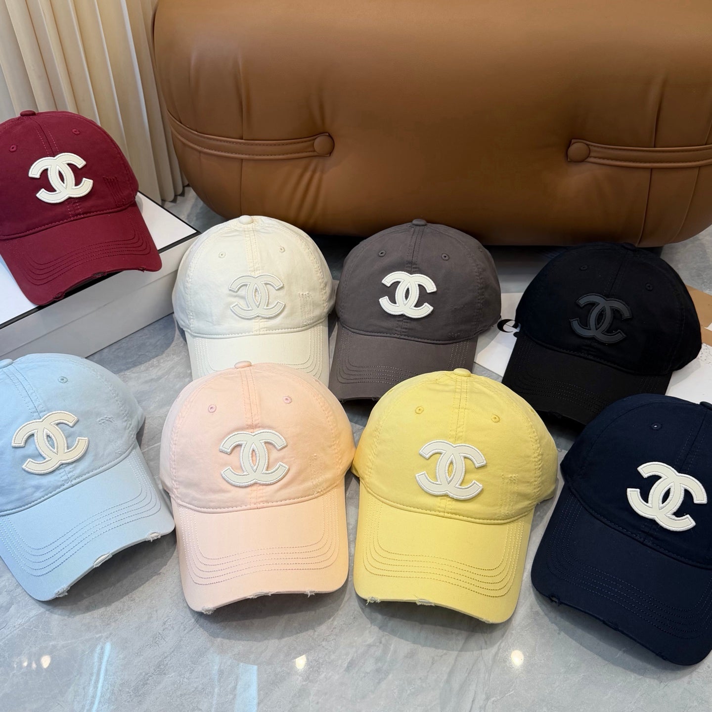 Chanel Logo Baseball Cap 295335