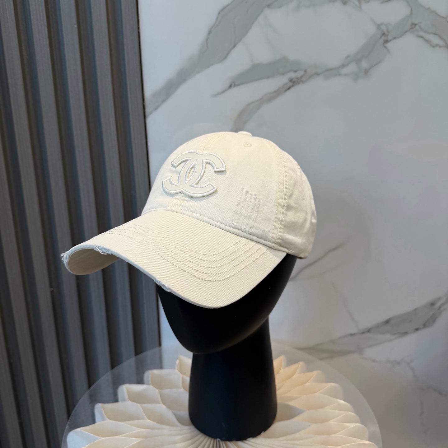 Chanel Logo Baseball Cap 295335