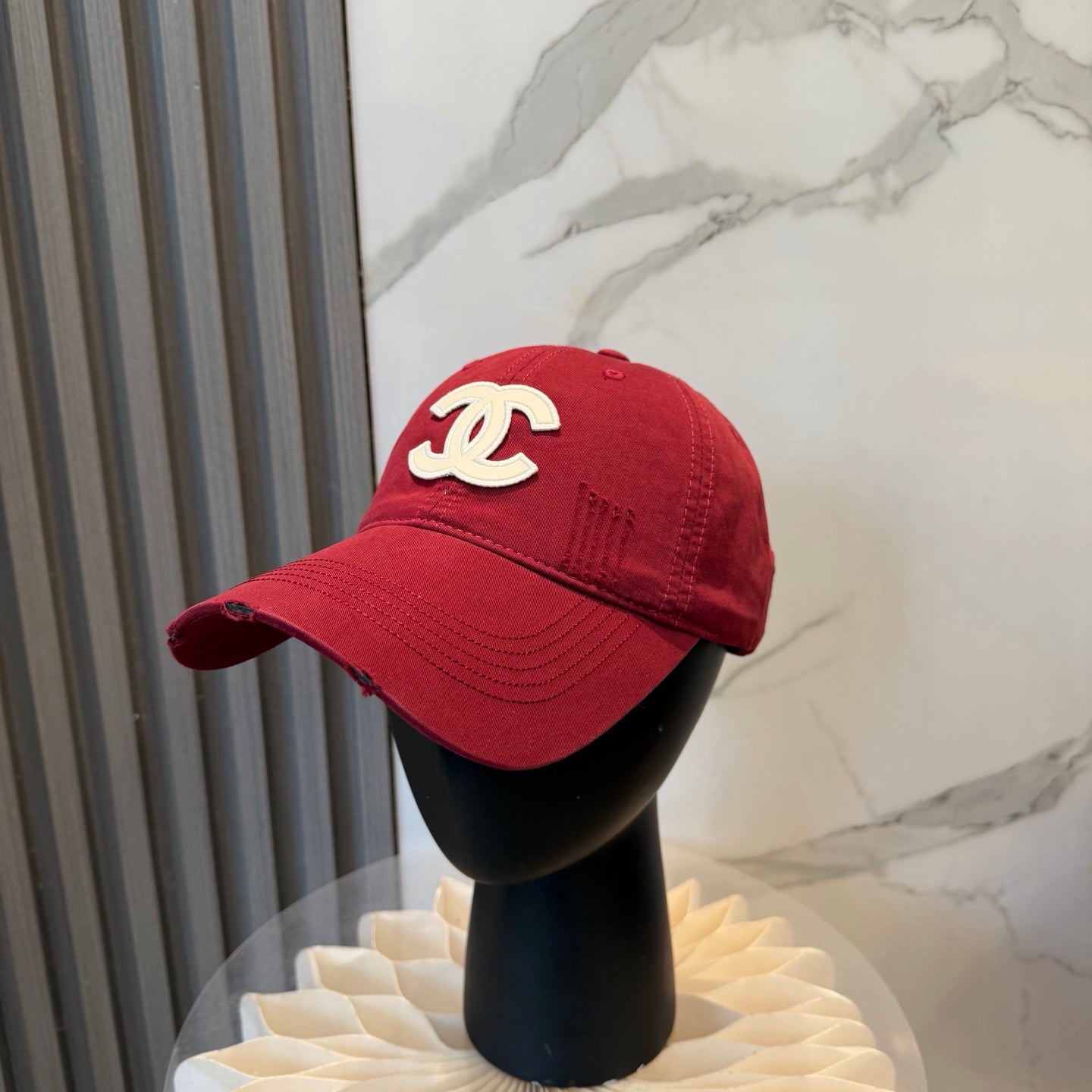 Chanel Logo Baseball Cap 295335