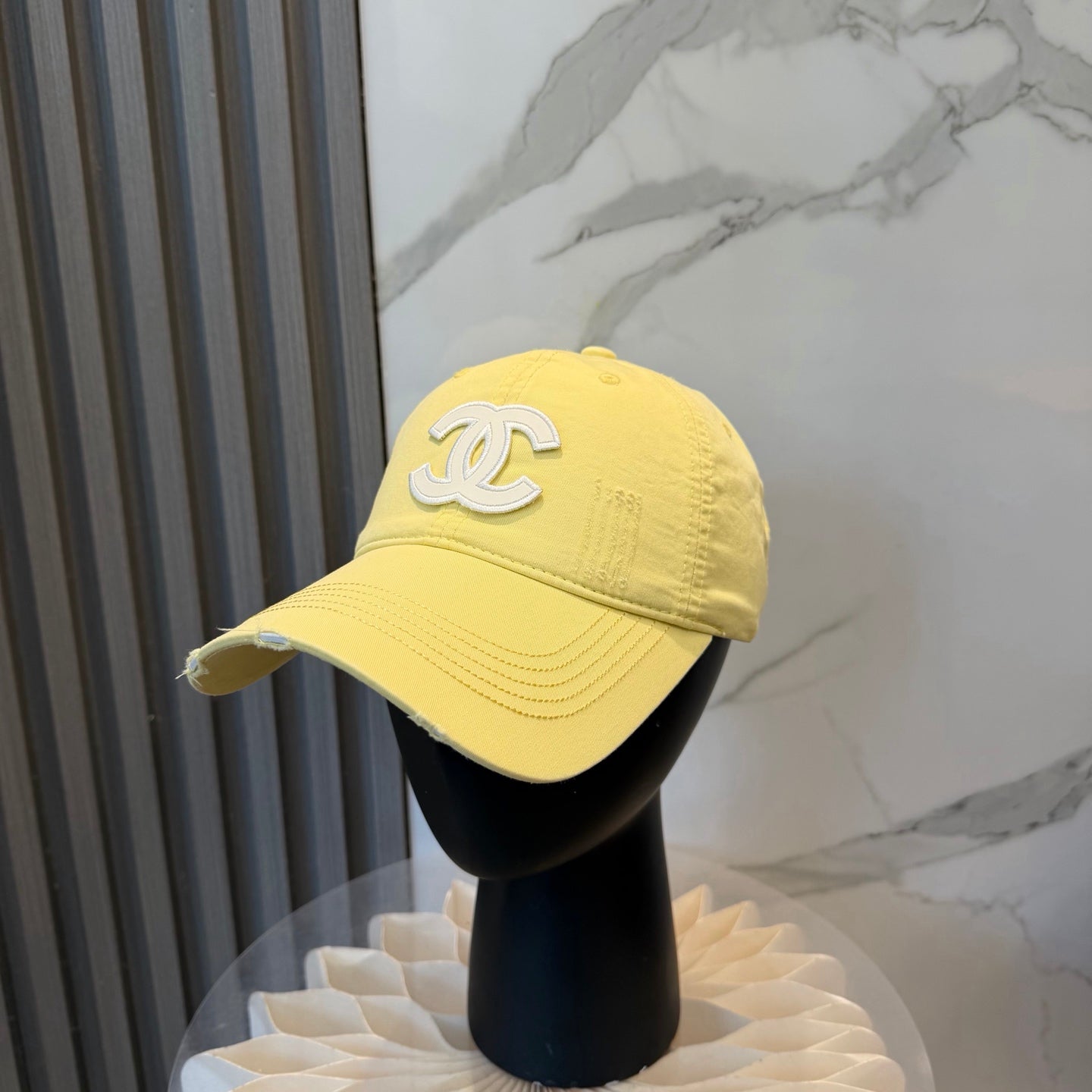 Chanel Logo Baseball Cap 295335