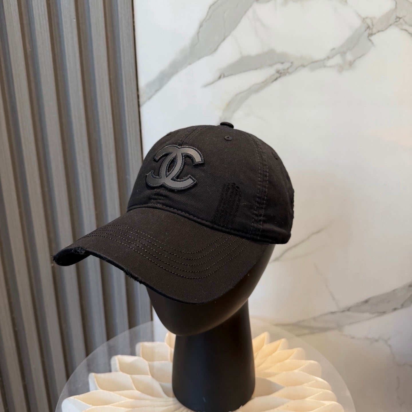 Chanel Logo Baseball Cap 295335