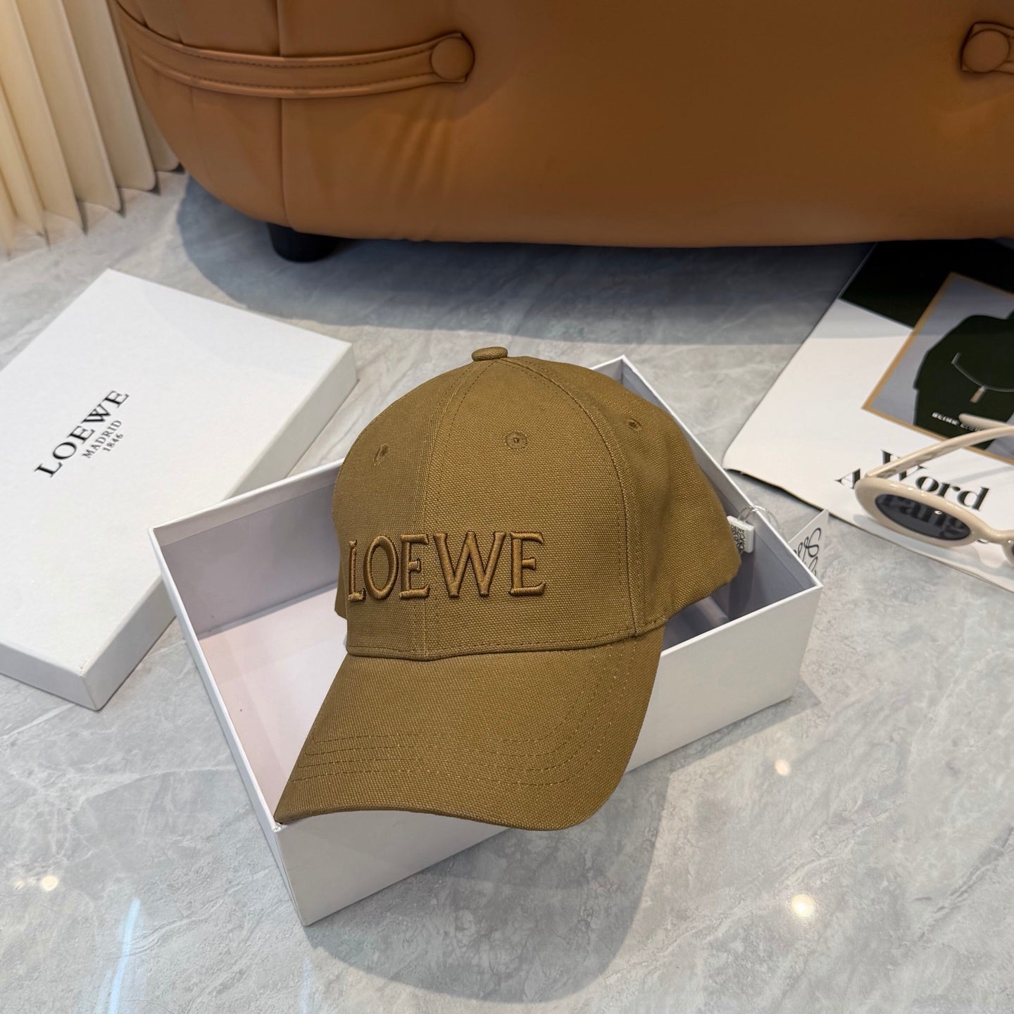 Loewe Embroidered Baseball Cap 295343