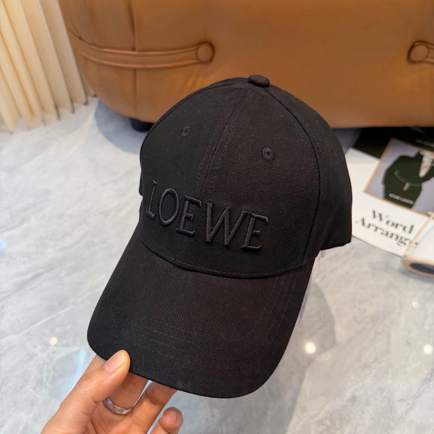 Loewe Embroidered Baseball Cap 295343