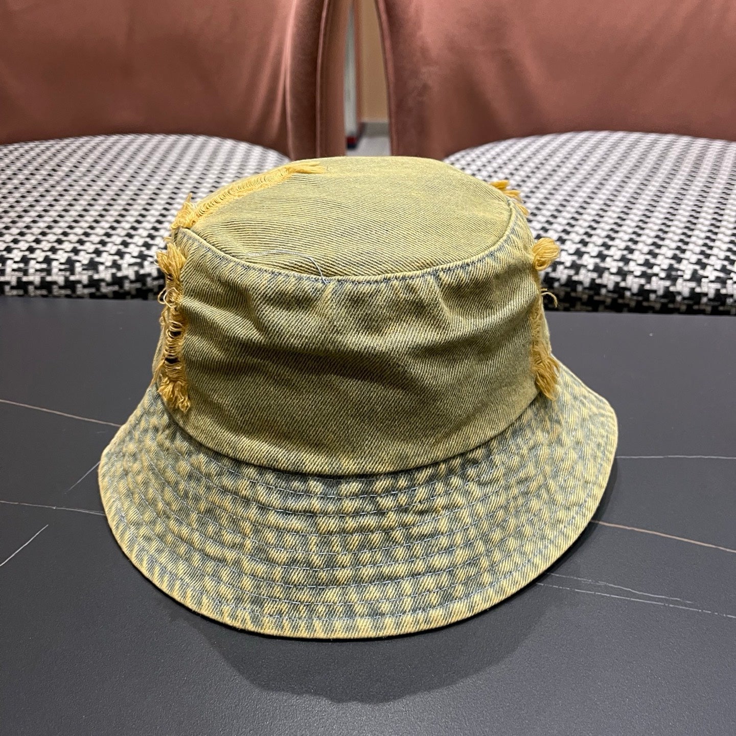 Moncler Denim Bucket Hat 196136