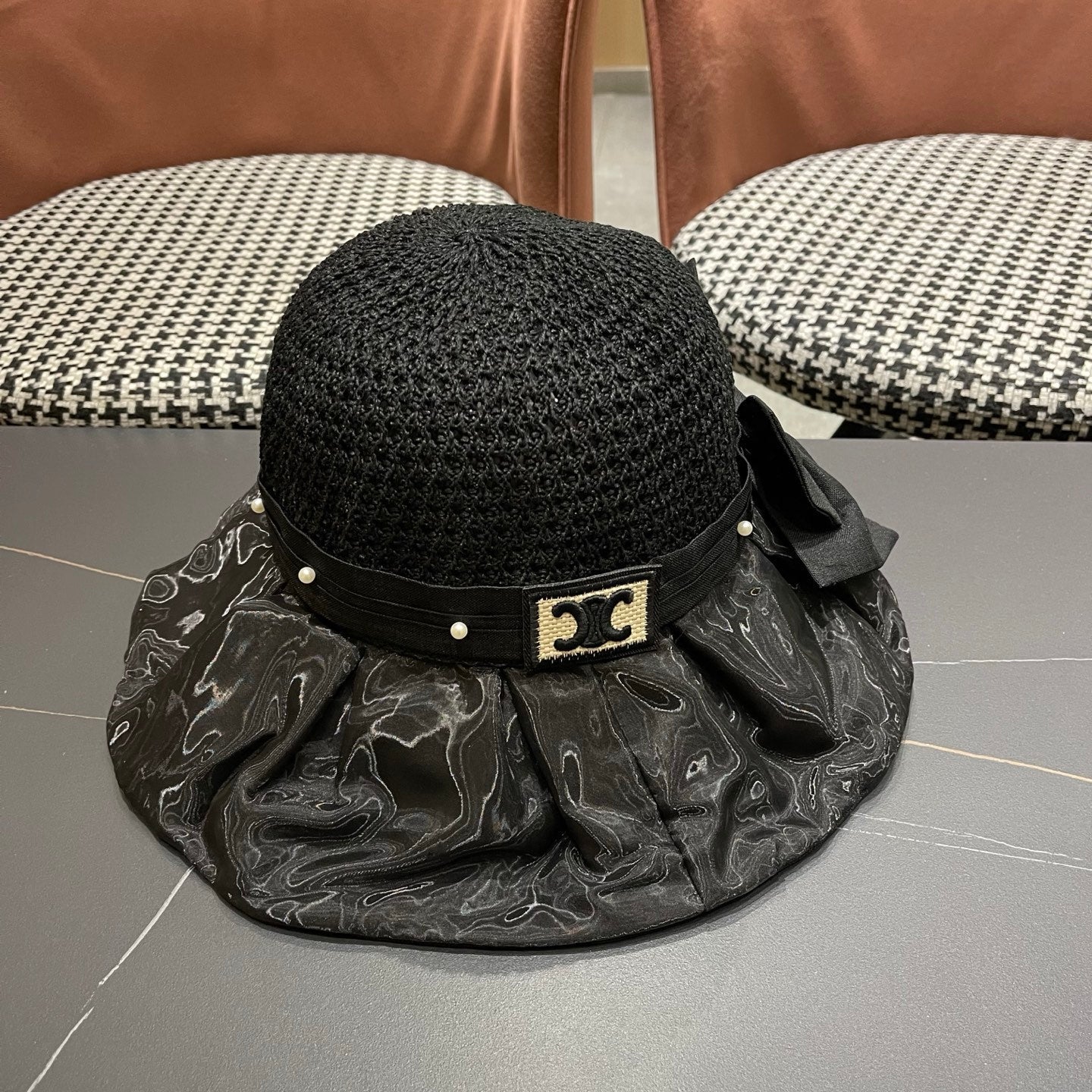 Celine Denim Sun Hat 196129