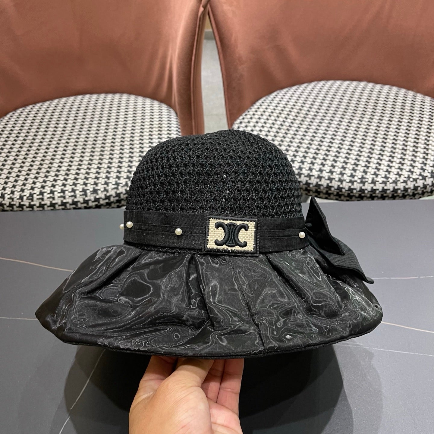 Celine Denim Sun Hat 196129