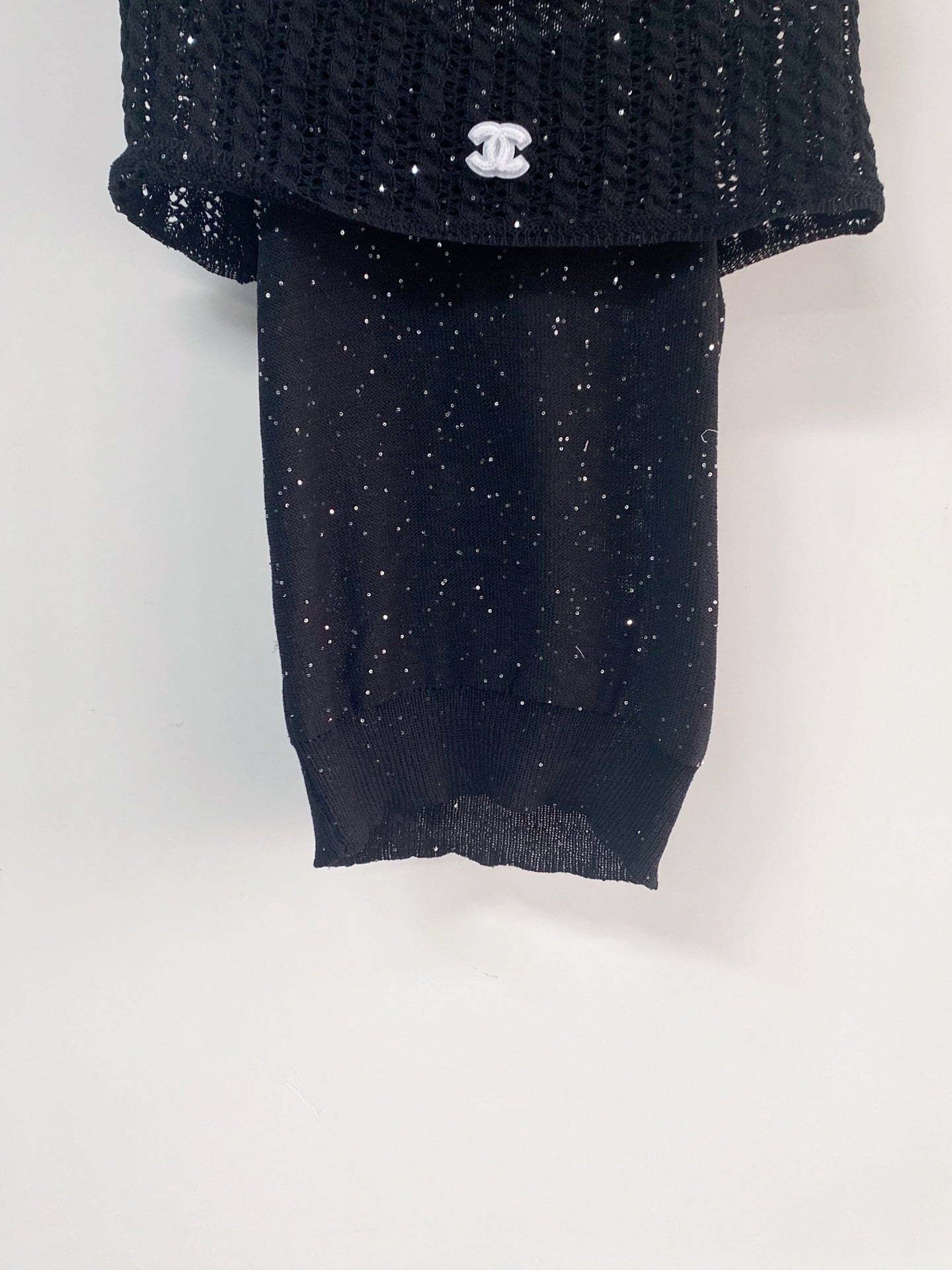Chanel 2026 Off-the-shoulder Knitted Top Wool Cashmere