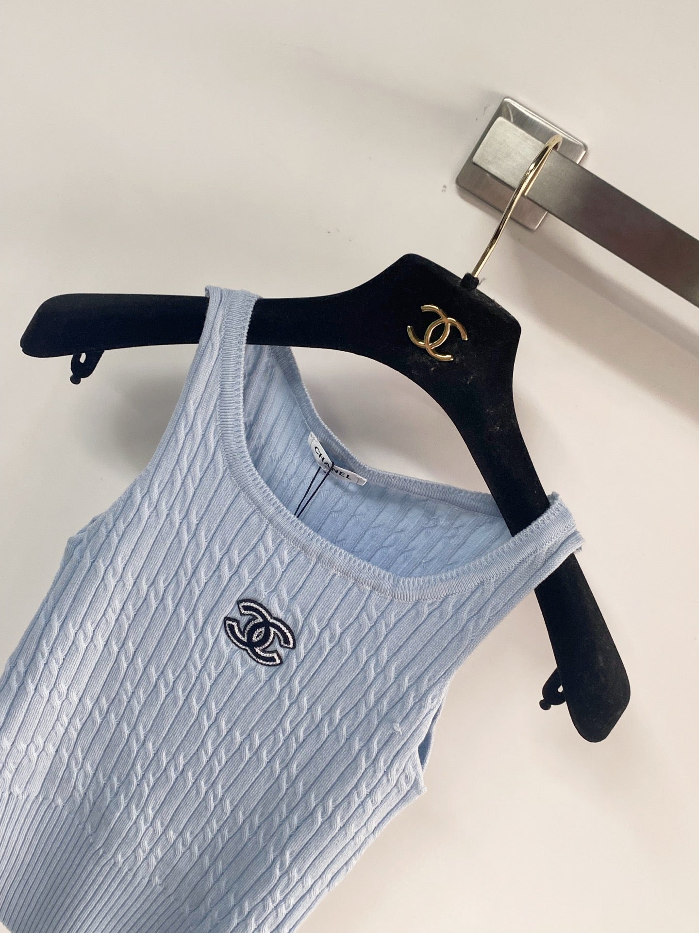 Chanel 2026 Knit Tank Top Wool Cashmere