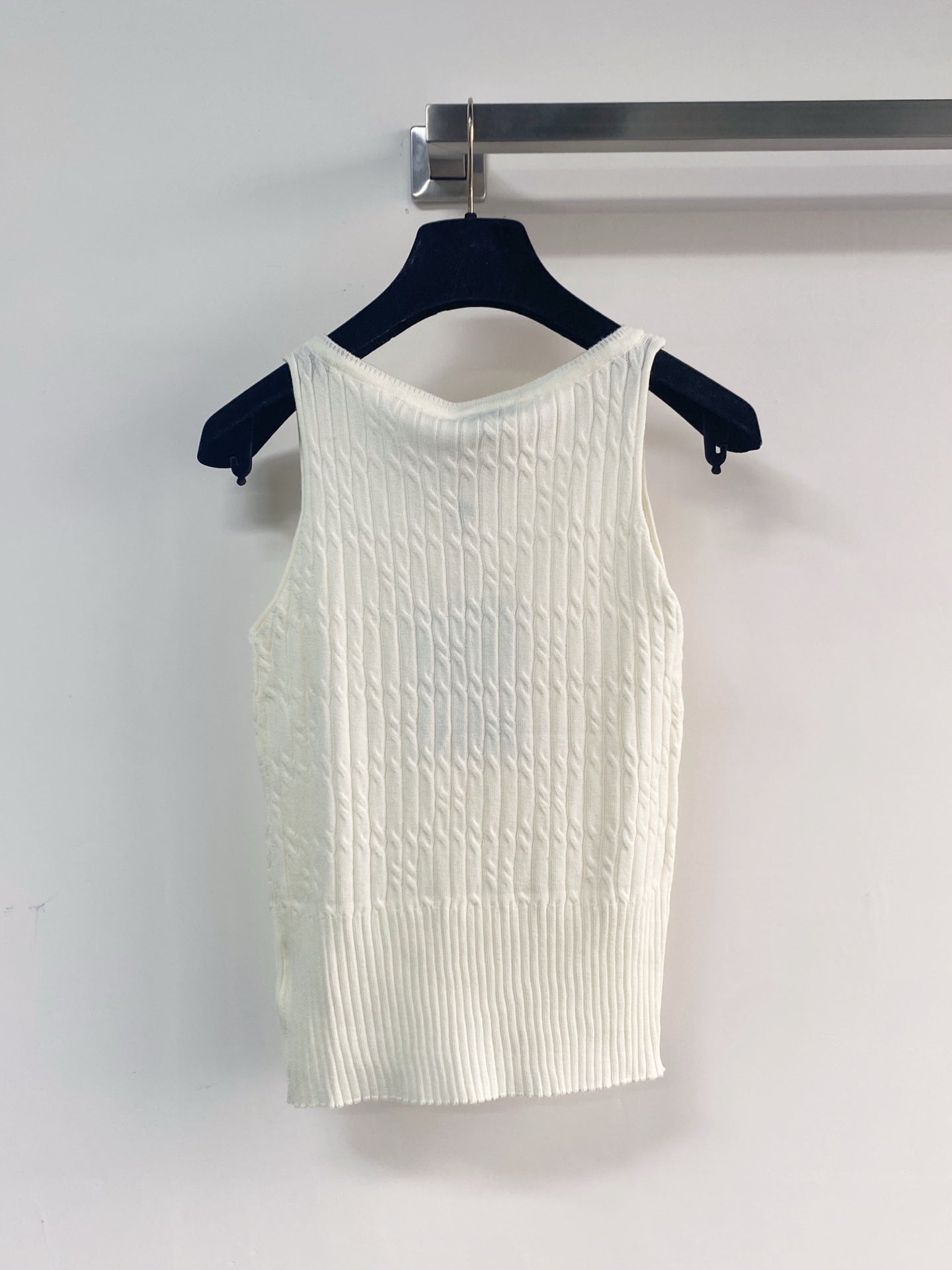 Chanel 2026 Knit Tank Top Wool Cashmere