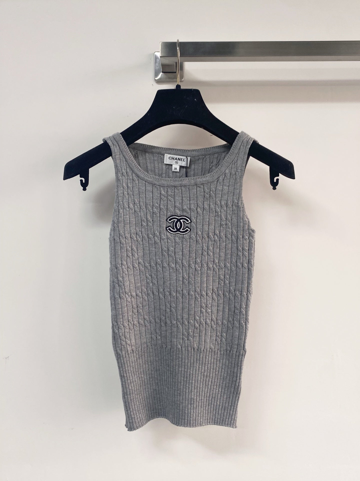 Chanel 2026 Knit Tank Top Wool Cashmere