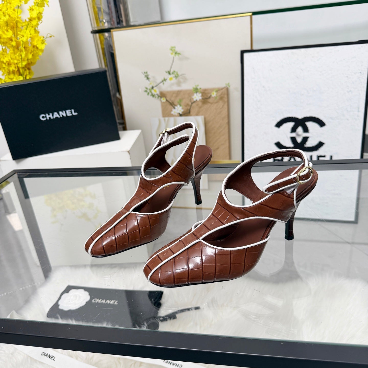 Chanel 2026 Slingback Pump 80mm Calfskin 183587