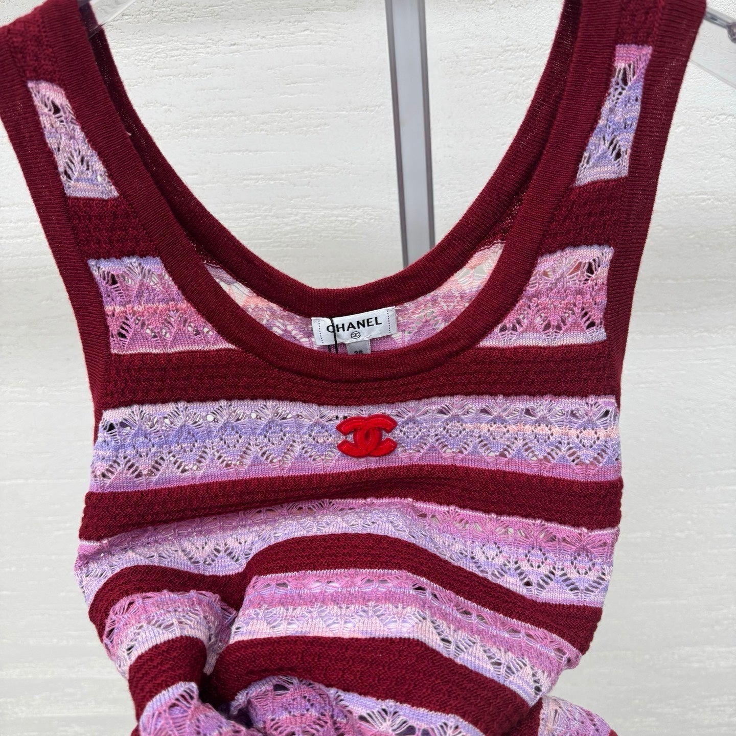Chanel 2026 Crew Neck Vest Wool Acrylic 356917