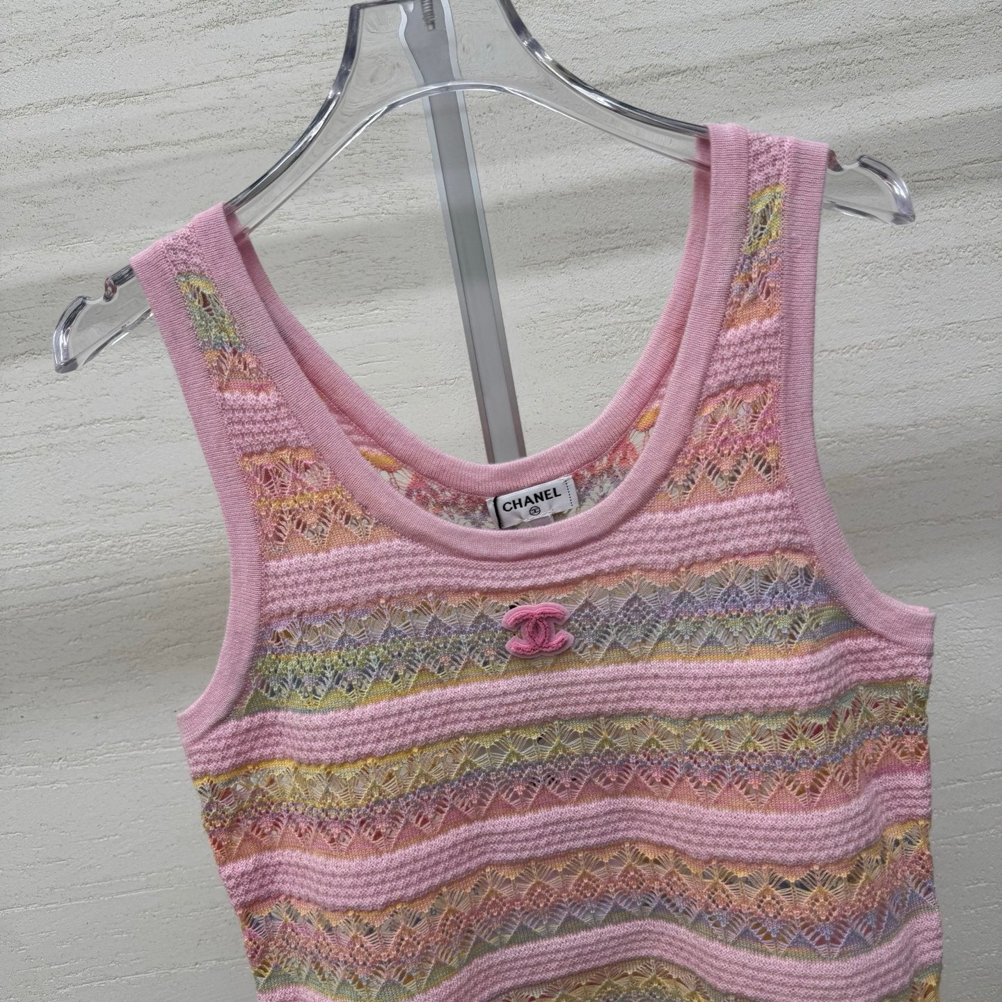 Chanel 2026 Crew Neck Vest Wool Acrylic 356917