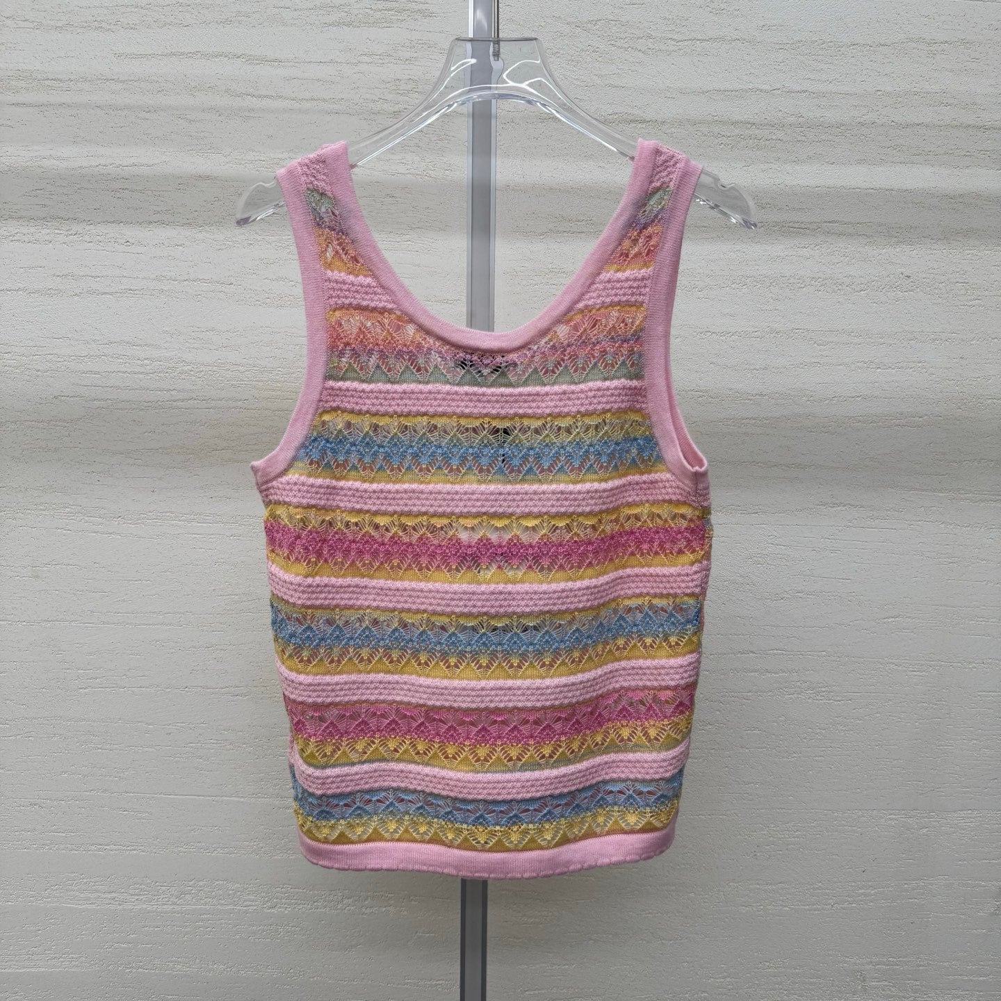 Chanel 2026 Crew Neck Vest Wool Acrylic 356917