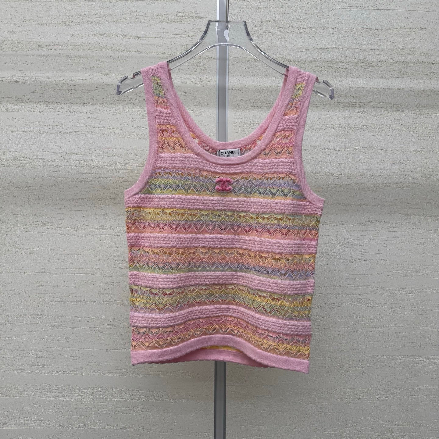 Chanel 2026 Crew Neck Vest Wool Acrylic 356917