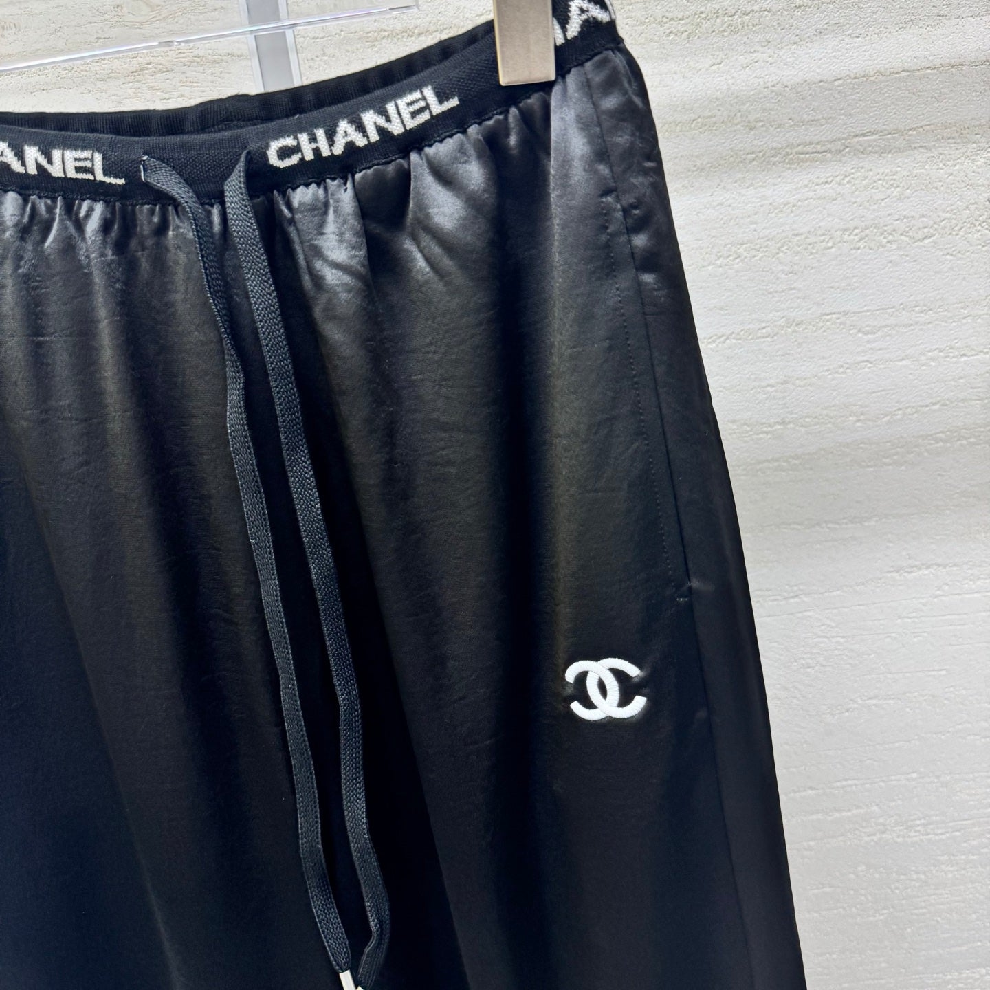 Chanel 2026 Waist Drawstring Acetate Casual Wide-Leg Pant Polyester 356793