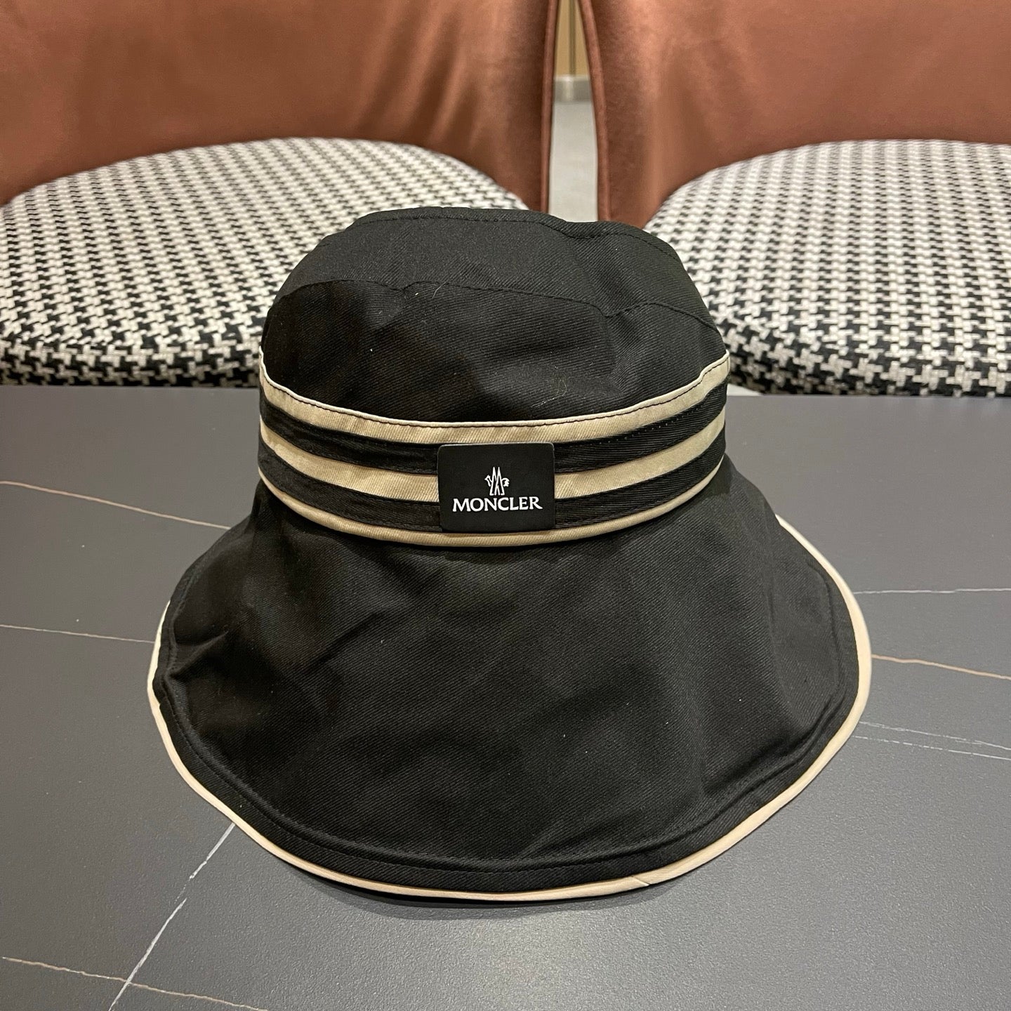 Moncler Logo Canvas Summer Hat 213482