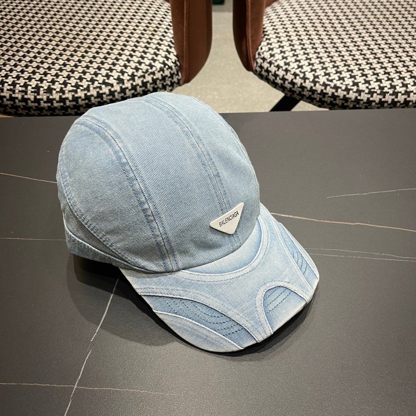 Balenciaga Logo Denim Hat 213509