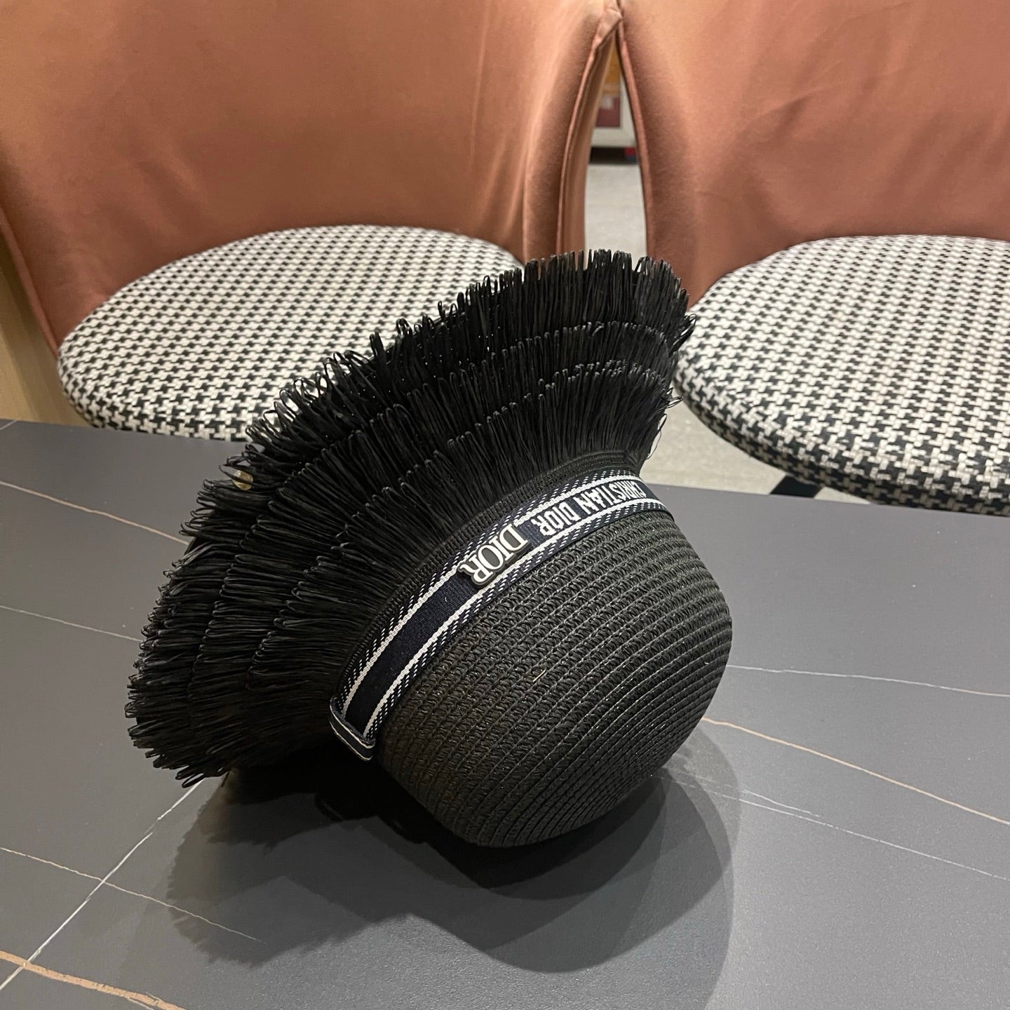 Dior D-Bobby Straw Hat 219043