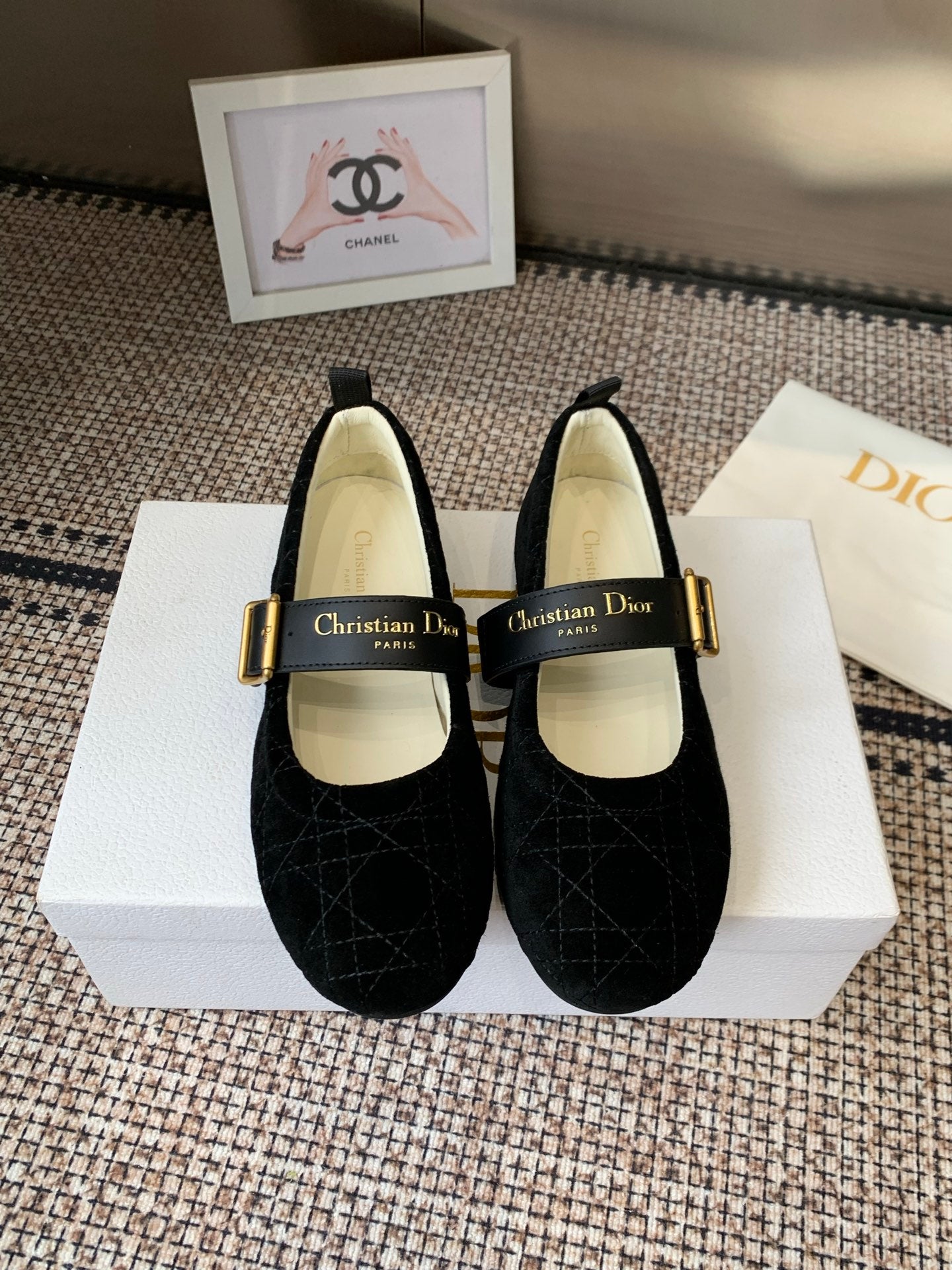 Dior 2026 Frost Ballet Flat Seude 224834