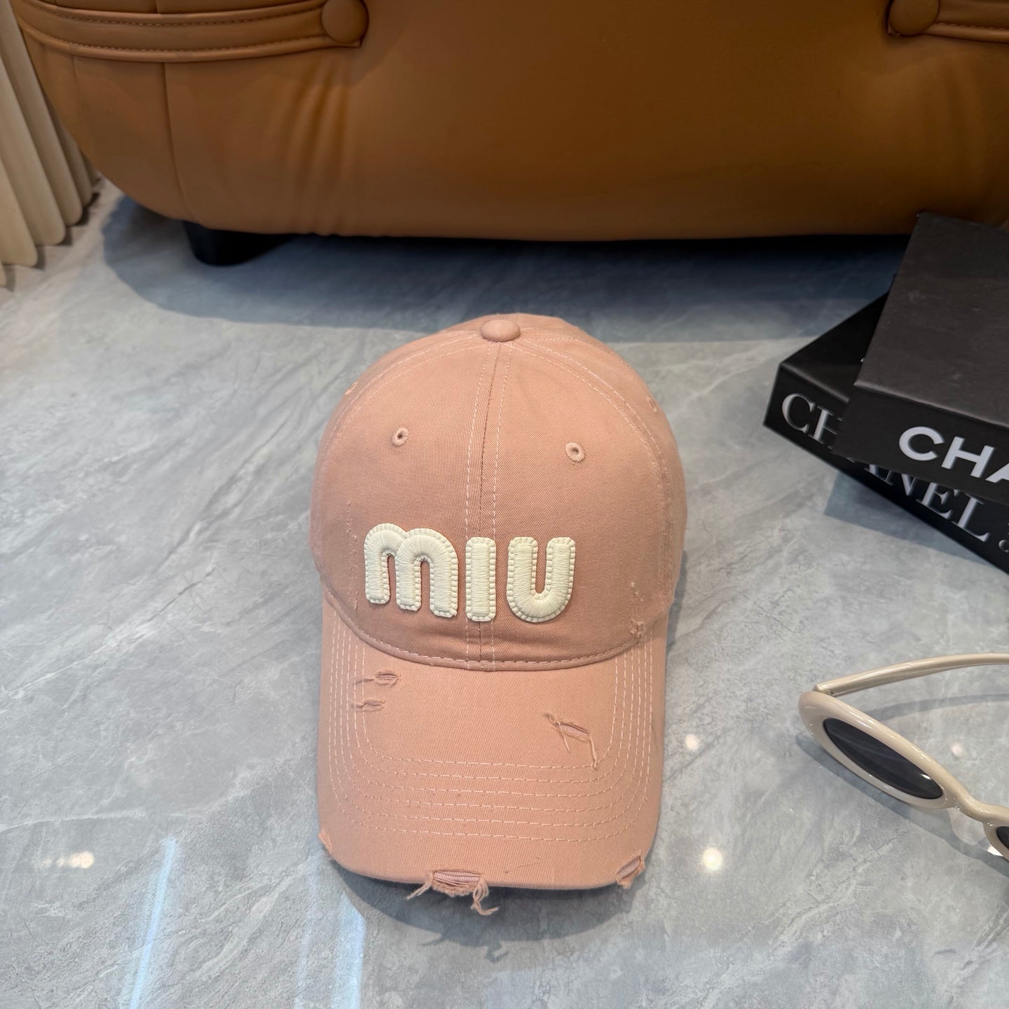 Miumiu Baseball Cap Cotton 280836