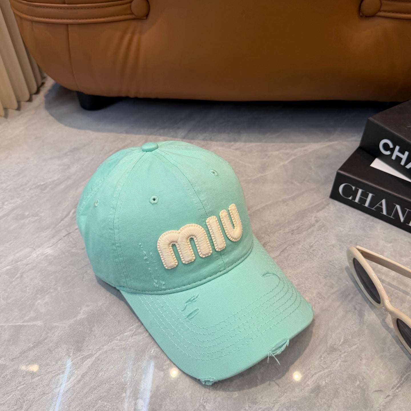 Miumiu Baseball Cap Cotton 280836