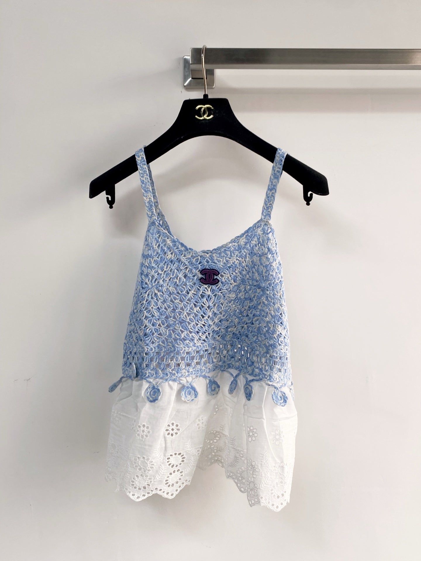 Chanel 2026 Camisole Brown Blue Red Wool Cashmere 149486