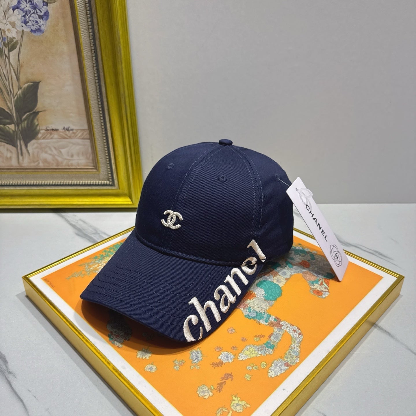 Chanel Logo Cotton Hat 195908