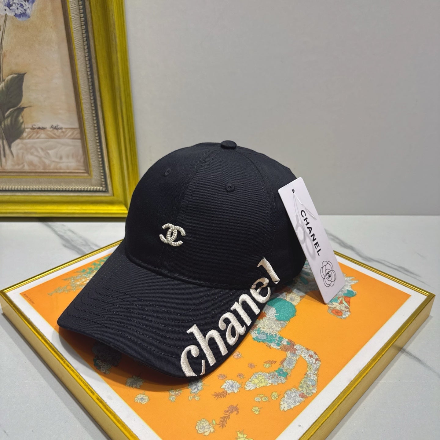 Chanel Logo Cotton Hat 195908