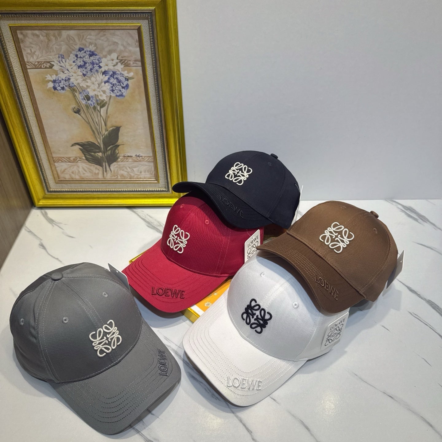 Loewe Logo Cotton Hat 195902